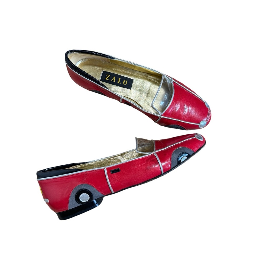 Zalo -Whimsical Red Leather Sports‎ Car Design
Shoes US Size 7.5